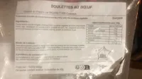 Boulettes bœuf