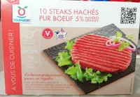 10 steaks hachés pur bœuf 5%