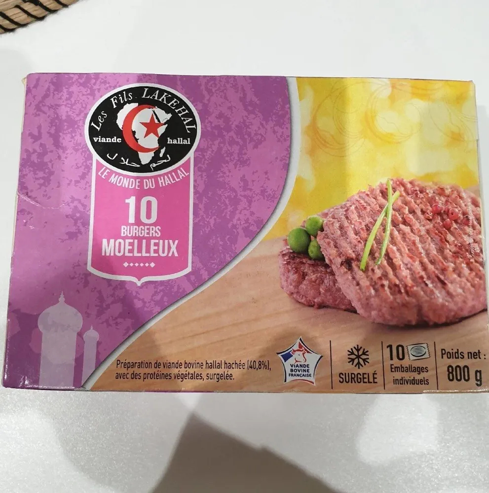 10 burgers moelleux