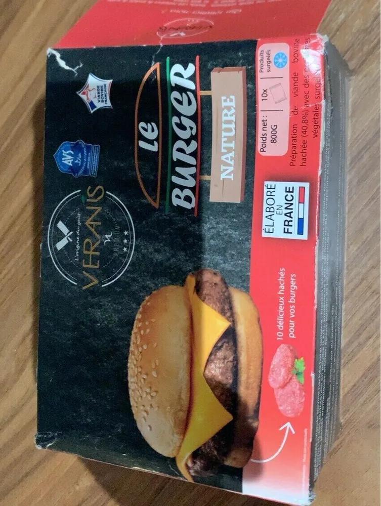 Le burger nature