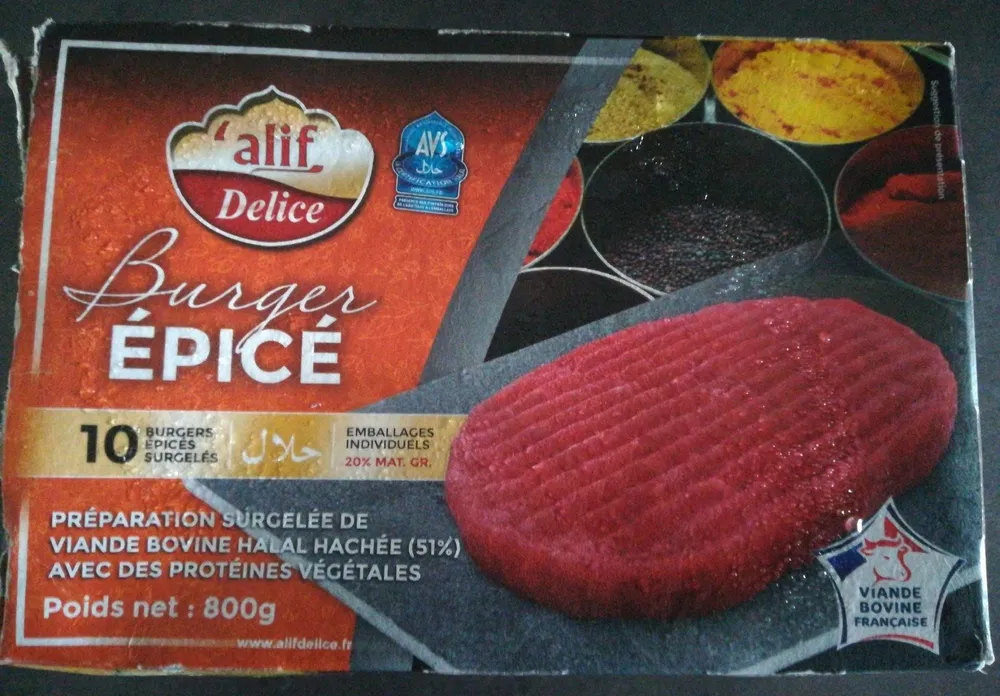 Burger épicé
