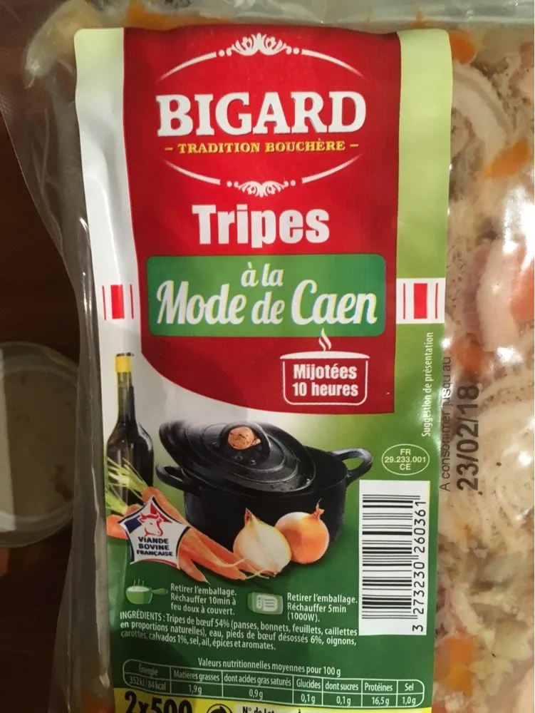 Tripes à la mode de Caen