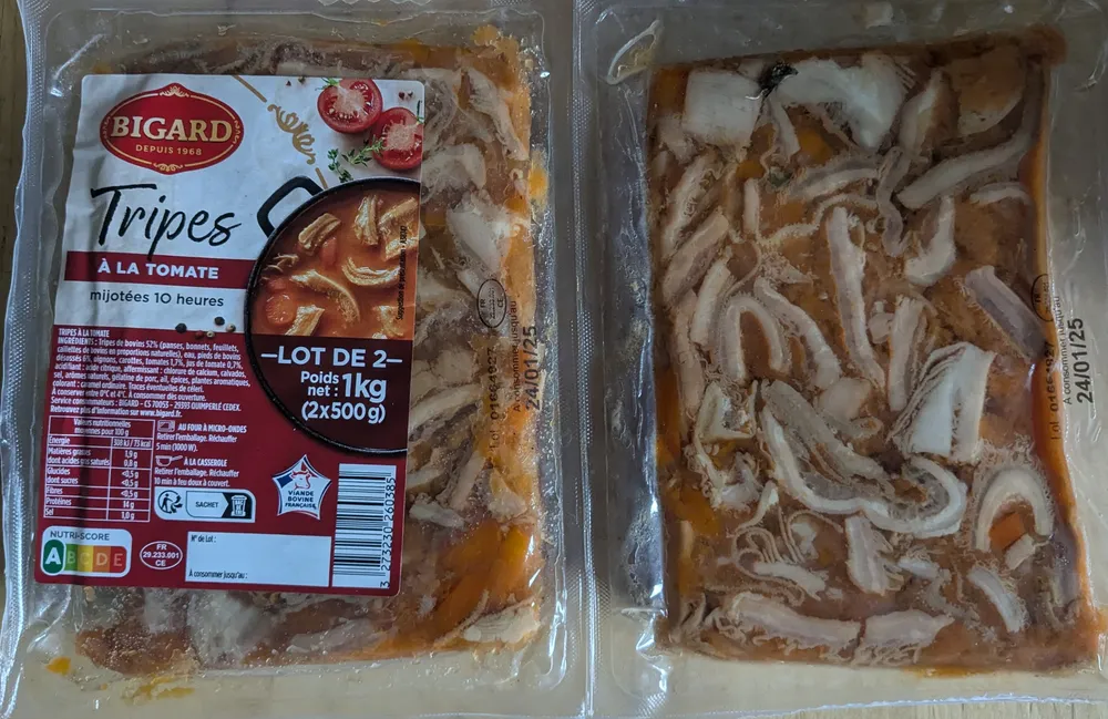 Tripes à la tomate