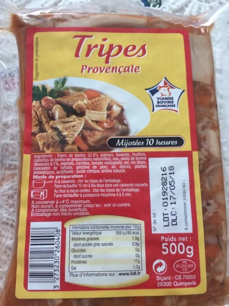 Tripes provencale