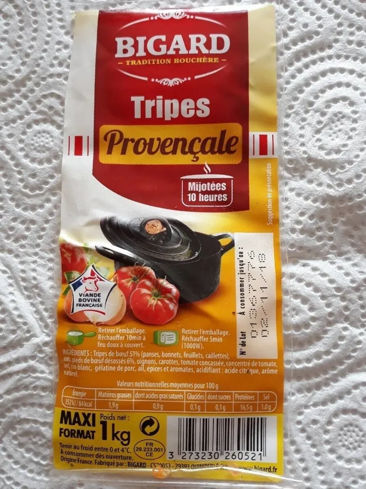 Tripes provençales