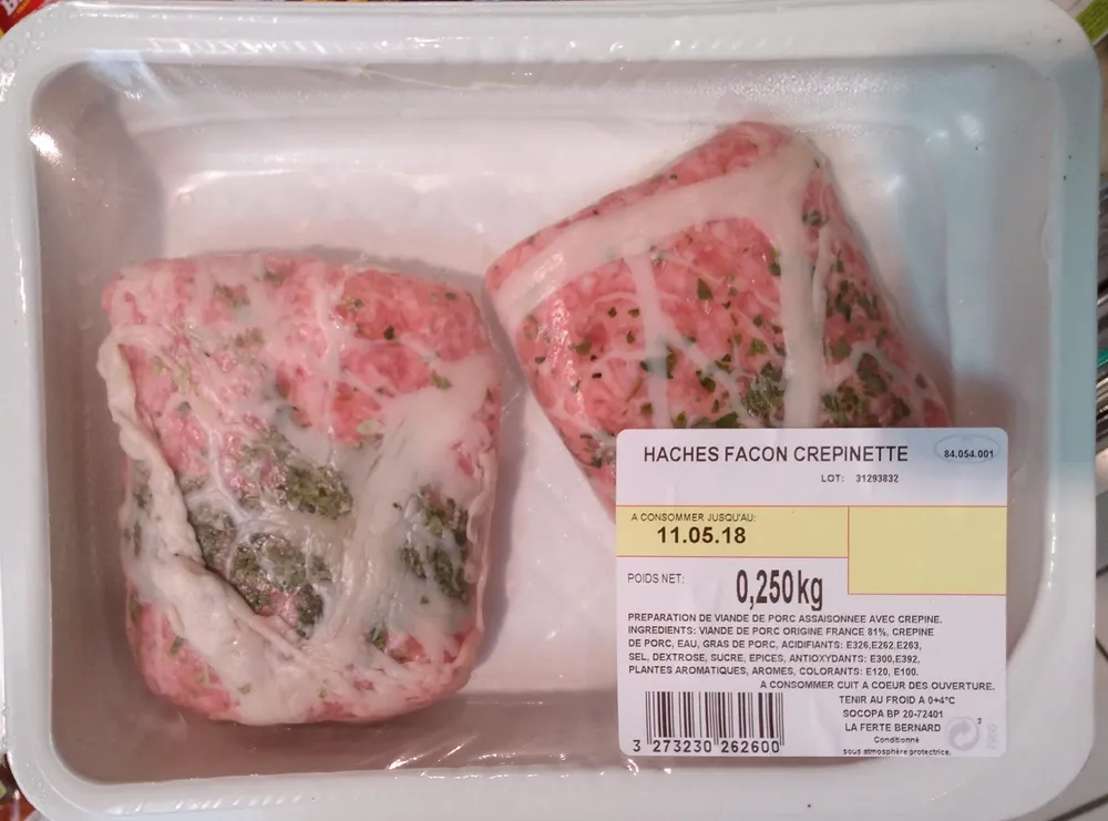 Hachés Façon Crépinette