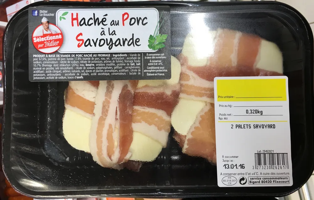 Haché au Porc à la Savoyarde
