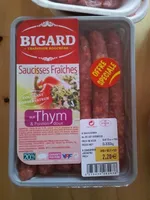 Saucisses Fraîches Aux Thym Et Poivrons Doux