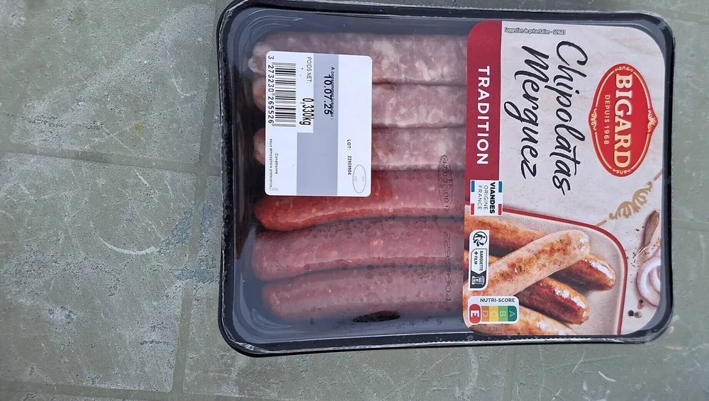 Chipolatas, merguez