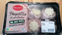 Paupiettes de porc lardées à l'ail des ours