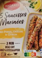 Saucisses marinées