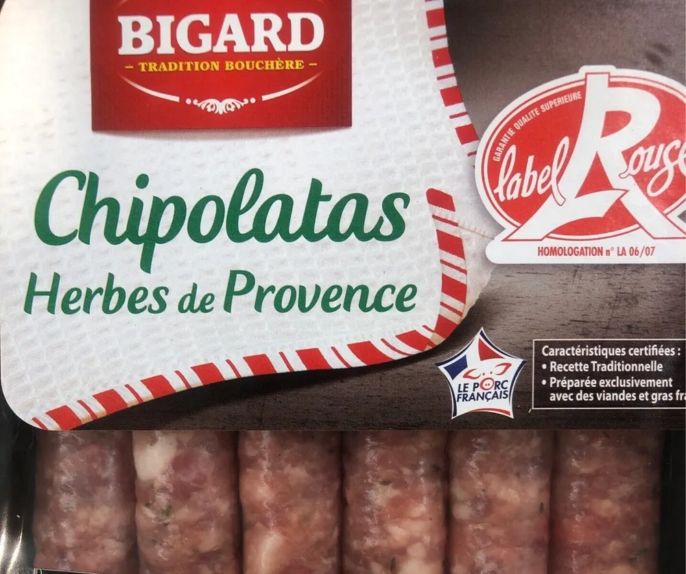 Chipolatas herbes de provence
