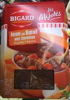 Les Mijotés Joue de Bœuf aux Carottes