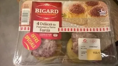Délices de pomme de terre farcies, BIGARD, 4 pièces