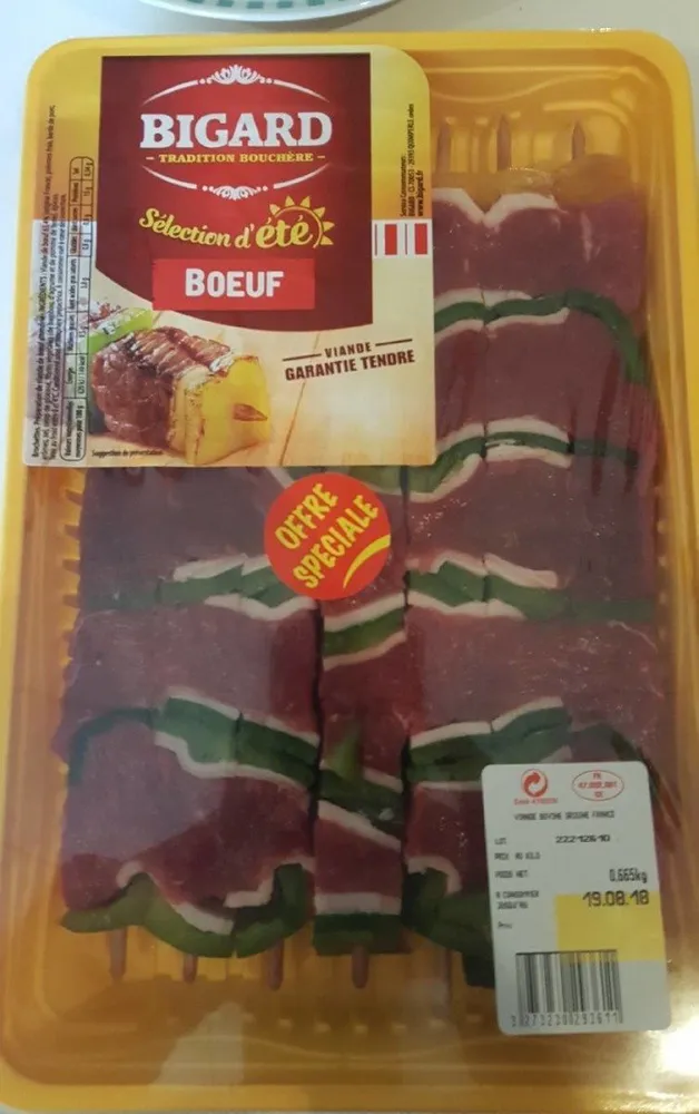 Brochettes de bœuf