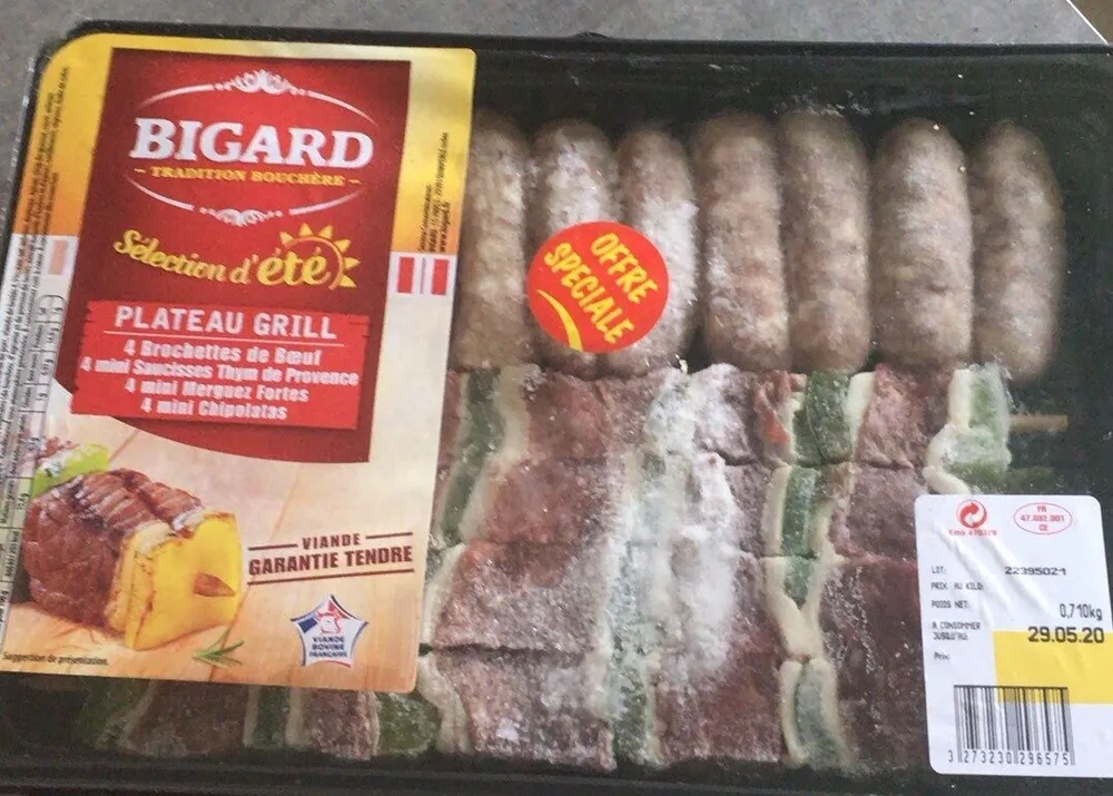 Bigard plateau grill