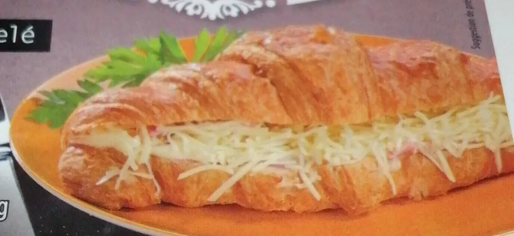 Croissant au jambon surgelés