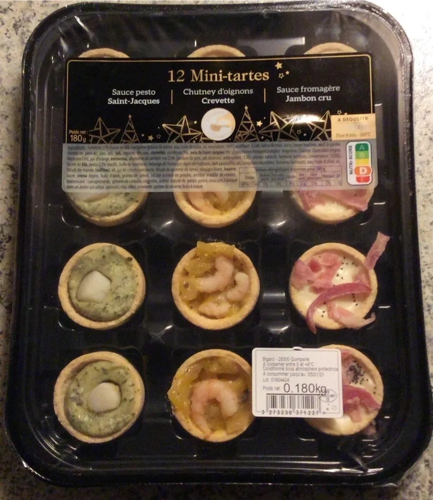 12 Mini-tartes