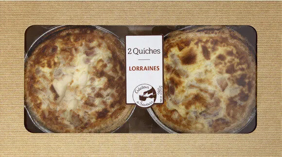 2 quiches lorraines
