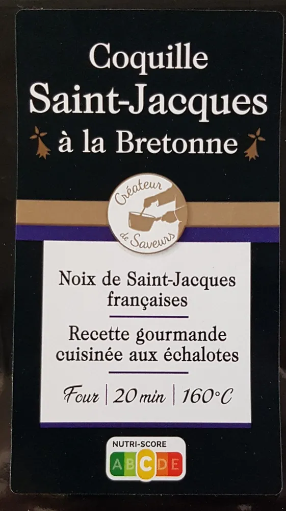 Coquille saint-jacques à la Bretonne