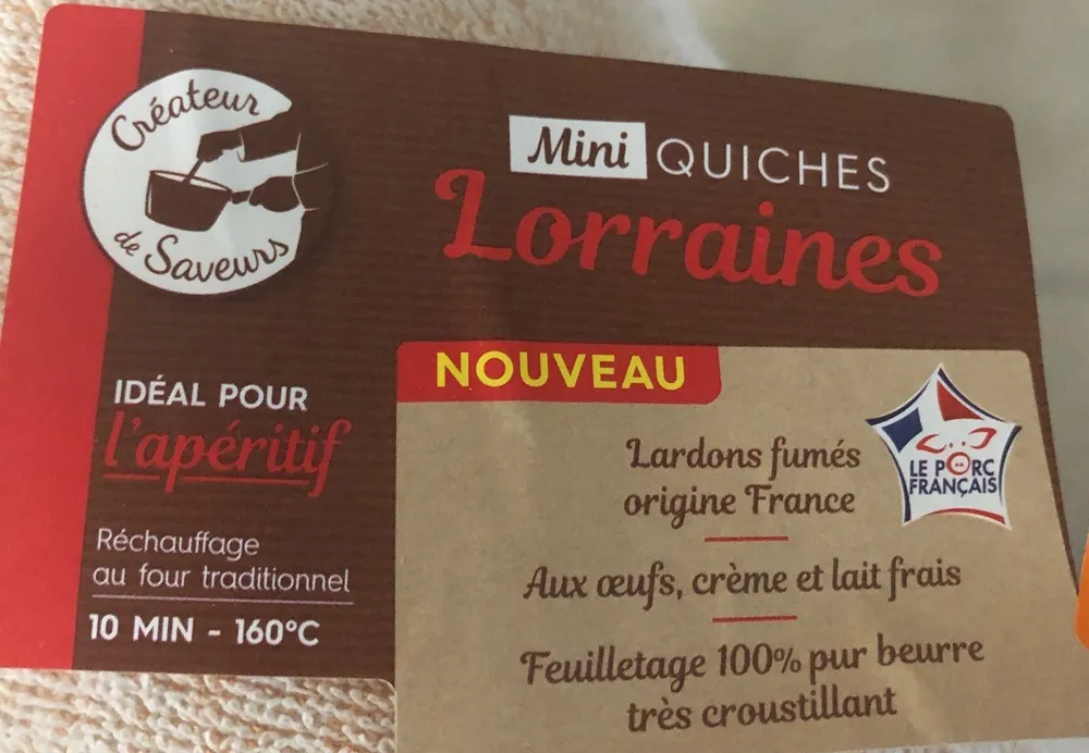 Mini quiches Lorraines