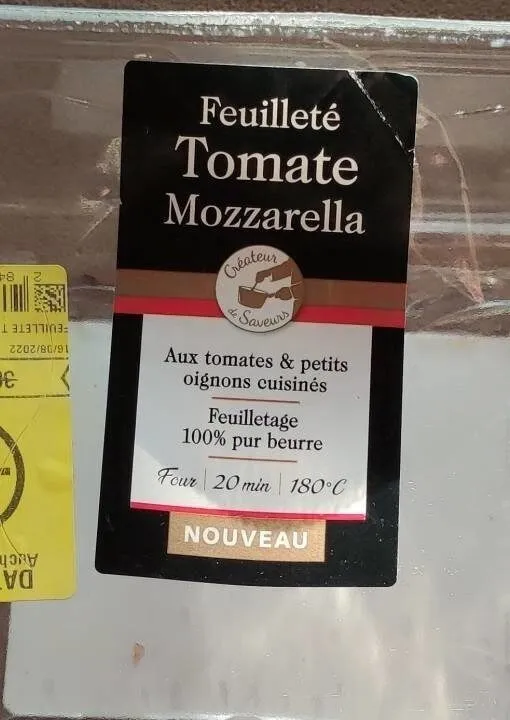 Feuilleté tomate mozzarella