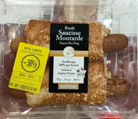 Roulé saucisse moutarde façon Hot dog
