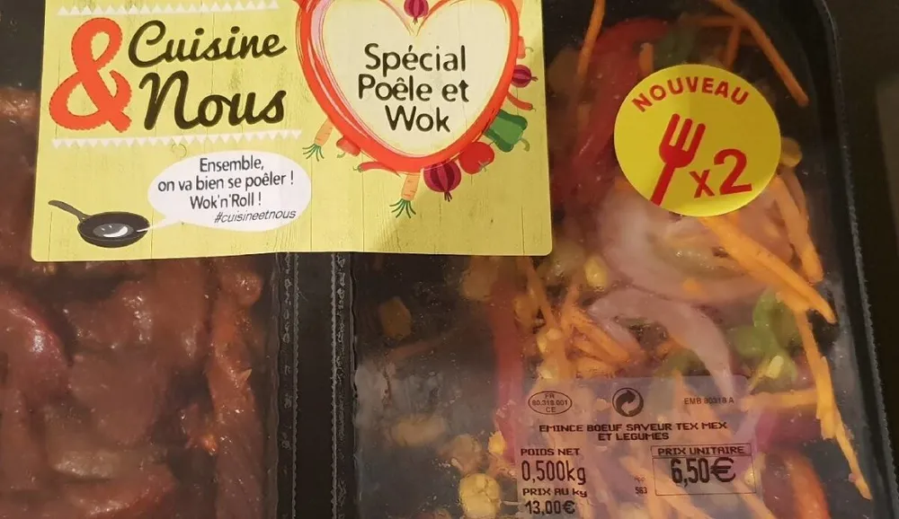 Émincé boeuf sauveur tex mex et légumes