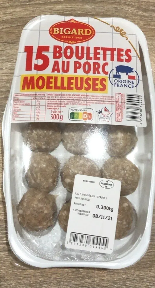 Boulettes au porc
