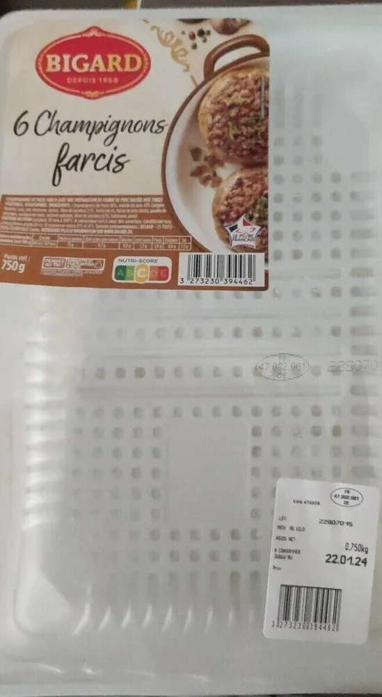 Champignons farcis