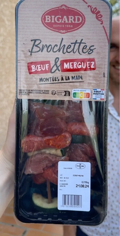 Brochettes Boeufs & Merguez