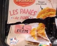 Les panés de porc