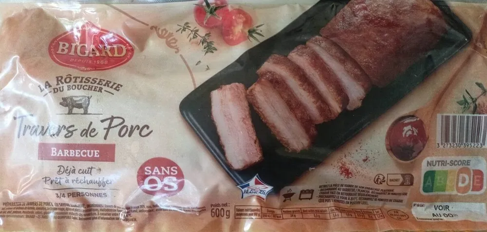Travers de porc Barbecue