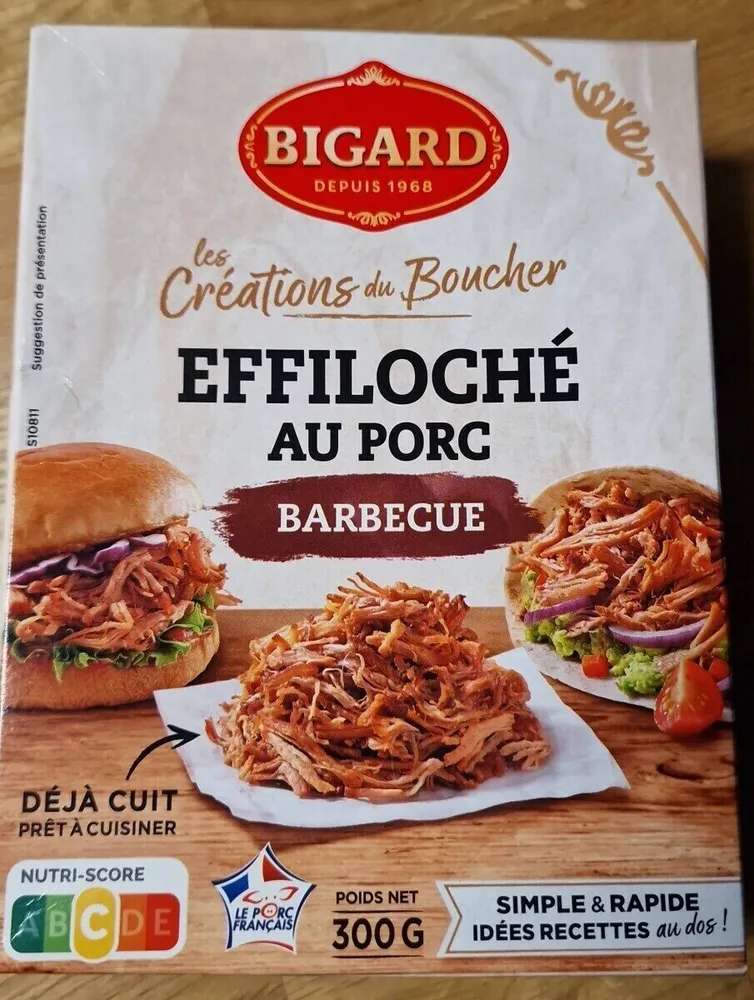 Effiloché au porc