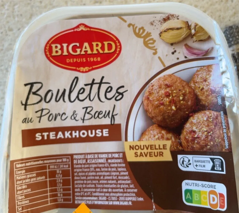 Boulettes au porc et boeuf