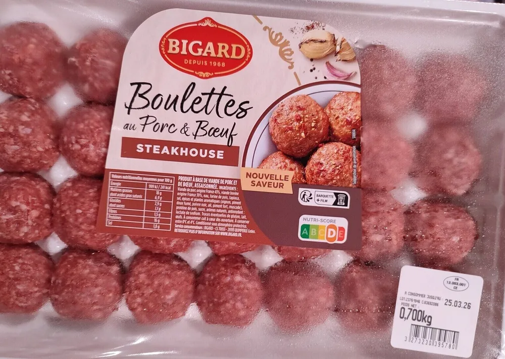Boulettes au porc & bœuf Steakhouse