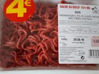 Haché de boeuf 15%MF