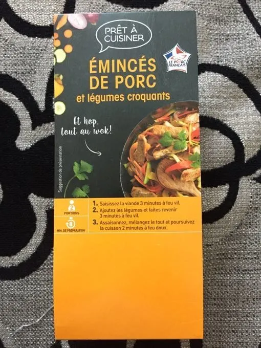 Émincés de Porc et Légumes Croquants