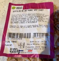 Effiloché de porc VPF cuit