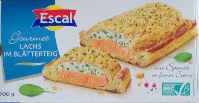 Lachs im Blätterteig