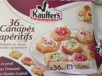 Feuilleté canapé Escal Surgelés x36