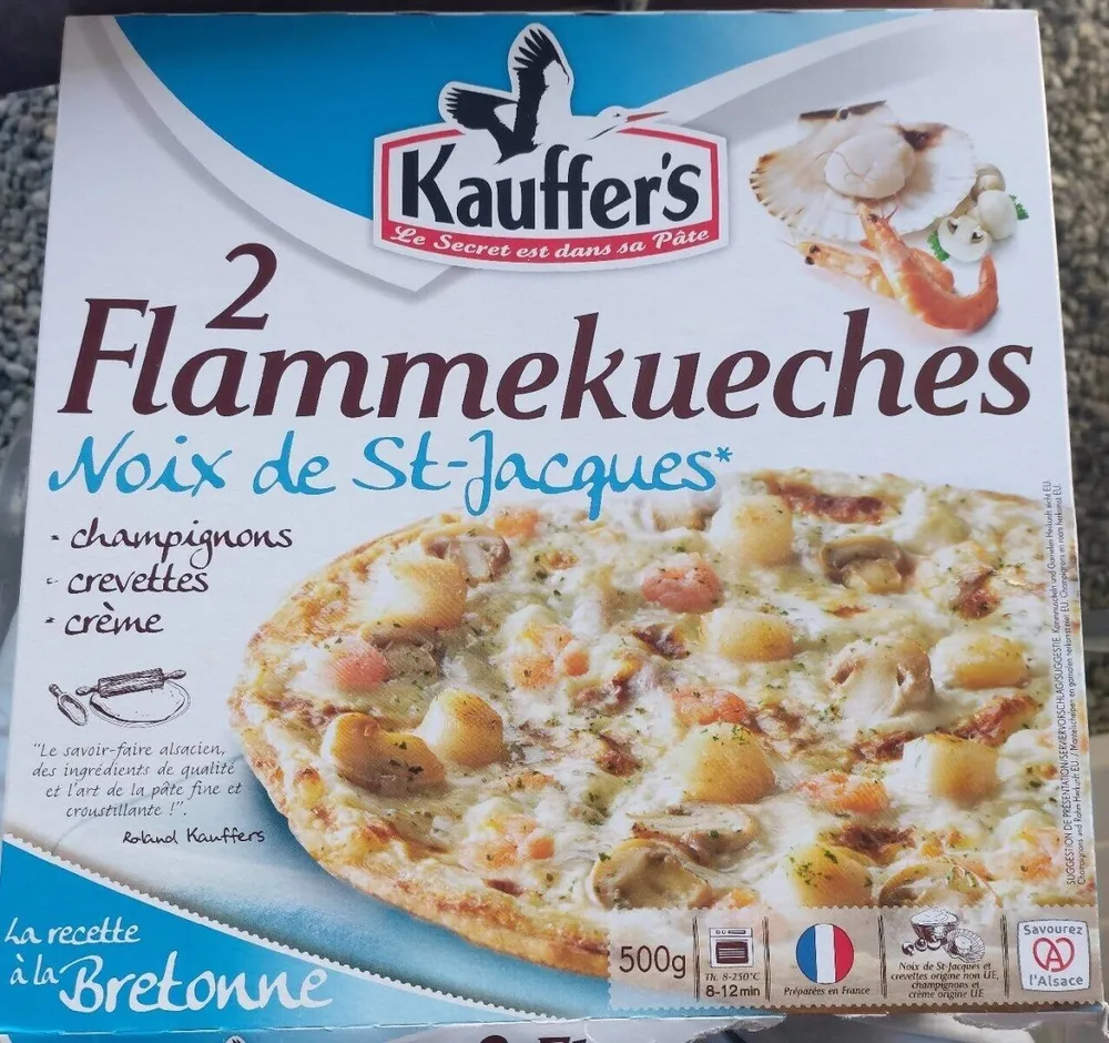 Flammekueches aux Noix de St Jacques