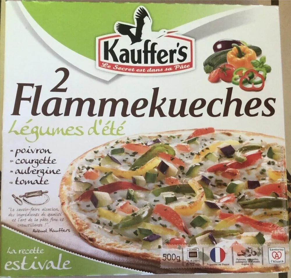 Flammenkueche légumes été