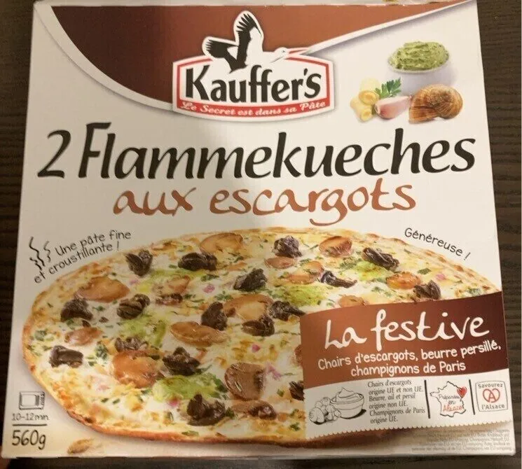 Flammekueches aux escargots