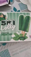 Glace à l'eau  menthe