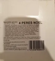 4 pères noël glacés