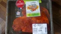2 côtés en échine de porc épicées texanes