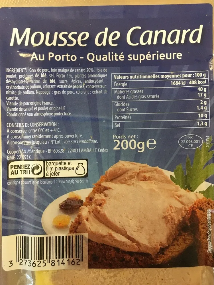 Mousse de Canard au porto