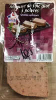 Mouase de foie aux 3 poivres