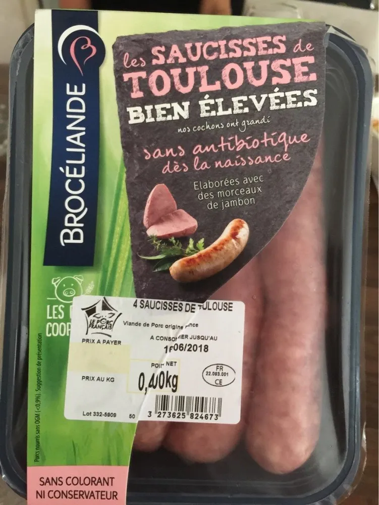 Les saucisses de Toulouse